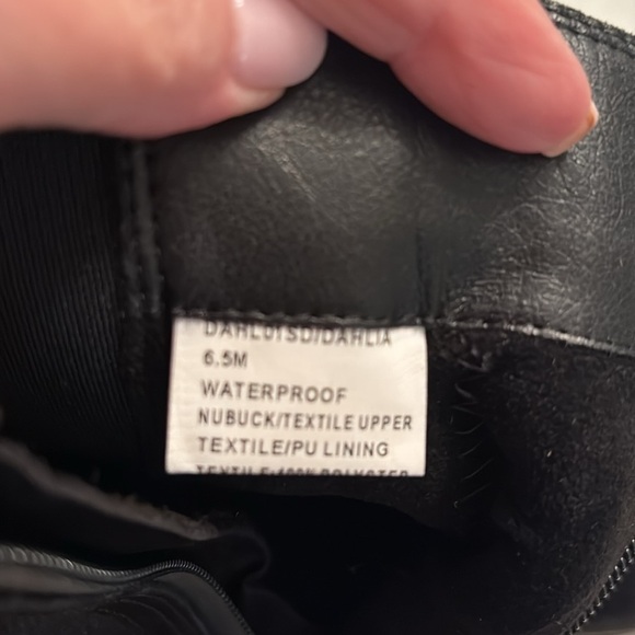 Blondo Suede Leather Boots Waterproof Boack 6.5 - Picture 9 of 10